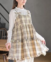 rps（アールピーエス）の「ワッフルチェックリボンキャミチュニック（チュニック）」