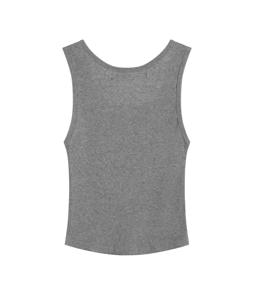 Rest&Recreation(レストアンドレクリエーション)の「SHORT TANK TOP - GREY(Tシャツ/カットソー・レディース・その他・ONE)」の2枚目の写真