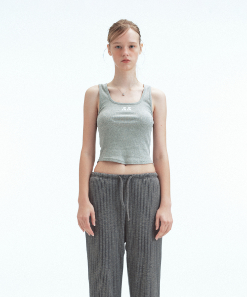 Rest&Recreation(レストアンドレクリエーション)の「SHORT TANK TOP - GREY(Tシャツ/カットソー・レディース・その他・ONE)」の3枚目の写真