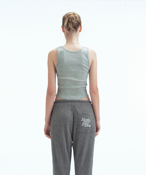 Rest&Recreation(レストアンドレクリエーション)の「SHORT TANK TOP - GREY(Tシャツ/カットソー・レディース・その他・ONE)」の5枚目の写真