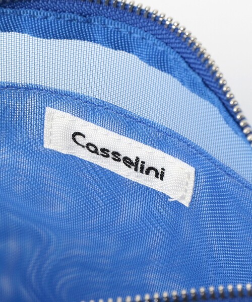 Ray BEAMS（レイビームス）の「【別注】Casselini / チュール 刺繍 ポーチ（ポーチ・レディース・ブルー/ブラック・ONE SIZE）」の8枚目の写真