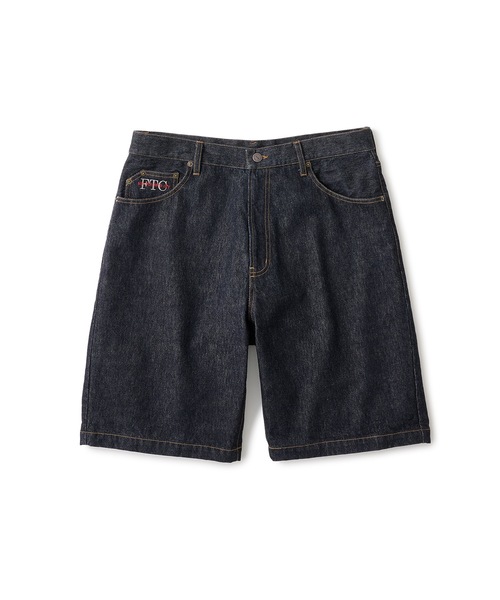 FTC(エフティーシー)の「DENIM SHORT(デニムパンツ・メンズ・ブルー系その他/ワンウォッシュ/ブラック・MEDIUM/LARGE/X-LARGE)」の1枚目の写真