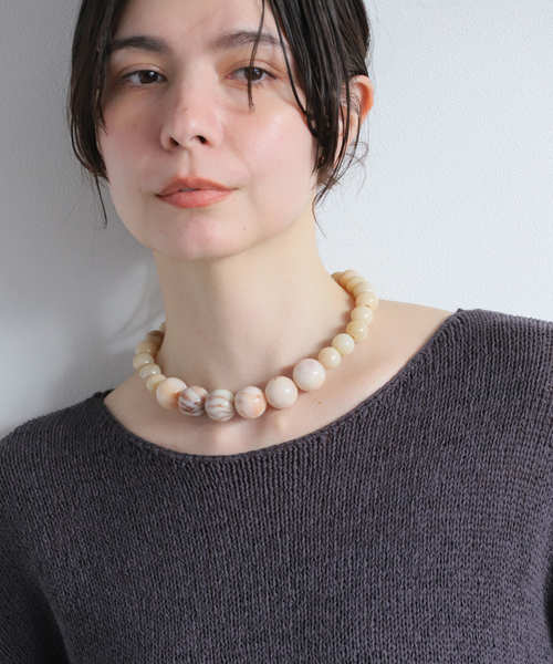 JOURNAL STANDARD（ジャーナルスタンダード）の「PARIS BAKELITENEC（ネックレス・レディース・アイボリー・FREE）」の7枚目の写真