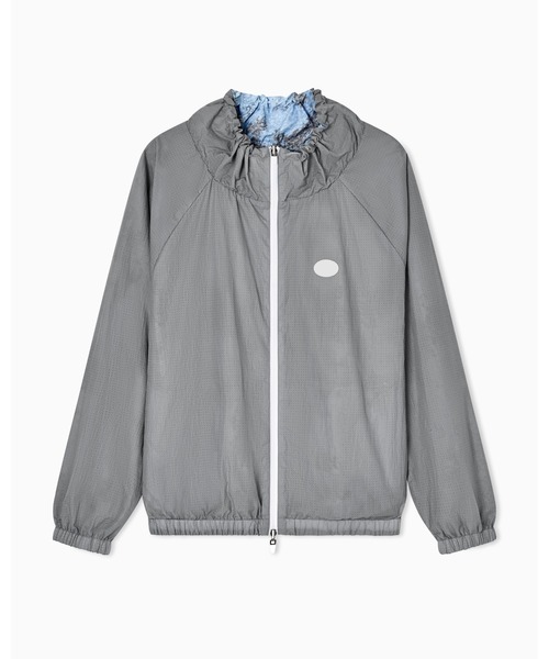 EMPORIO ARMANI EA7（エンポリオアルマーニイーエーセブン）の「【エンポリオ アルマーニ EA7】Dynamic Athlete リバーシブルジャケット VENTUS7テクニカルファブリック（ナイロンジャケット・レディース・スカイブルー系・MEDIUM/X-SMALL/SMALL）」の2枚目の写真