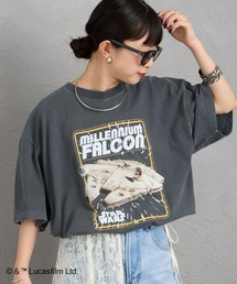 GOOD ROCK SPEED（グッドロックスピード）の「【WEB先行予約】[GOOD ROCK SPEED グッドロックスピード] 別注   STAR WARS   MILLENNIUM FALCON   プリントTシャツ   ディズニー（Tシャツ/カットソー）」