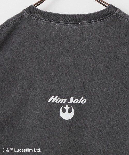 GOOD ROCK SPEED（グッドロックスピード）の「[GOOD ROCK SPEED/グッドロックスピード] 別注 / STAR WARS / MILLENNIUM FALCON / プリントTシャツ / ディズニー（Tシャツ/カットソー・レディース・チャコール・XL/L/M）」の7枚目の写真