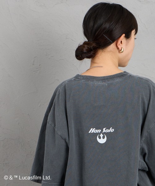 GOOD ROCK SPEED（グッドロックスピード）の「[GOOD ROCK SPEED/グッドロックスピード] 別注 / STAR WARS / MILLENNIUM FALCON / プリントTシャツ / ディズニー（Tシャツ/カットソー・レディース・チャコール・XL/L/M）」の19枚目の写真