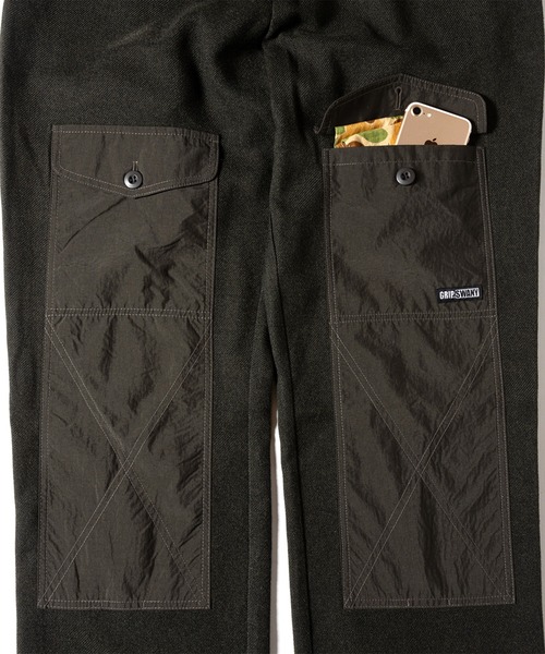 GRIP SWANY（グリップスワニー）の「【GSMP-066】 WOOL-LIKE FIELD PANTS（その他パンツ・メンズ・グレー/カーキ/ブラウン・M/L/XL/XXL）」の20枚目の写真
