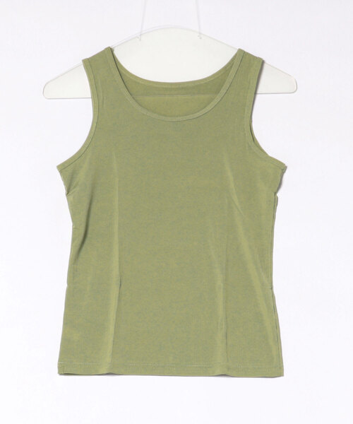 Burner(バーナー)の「【lux sea jewelry(ラックス・シー・ジュエリー)】リブ柄ベーシックタンクトップ lux-tank-6-6【RBTS】(タンクトップ・レディース・オフホワイト/グレー/グリーン系その他/ブラック・L/M)」の4枚目の写真