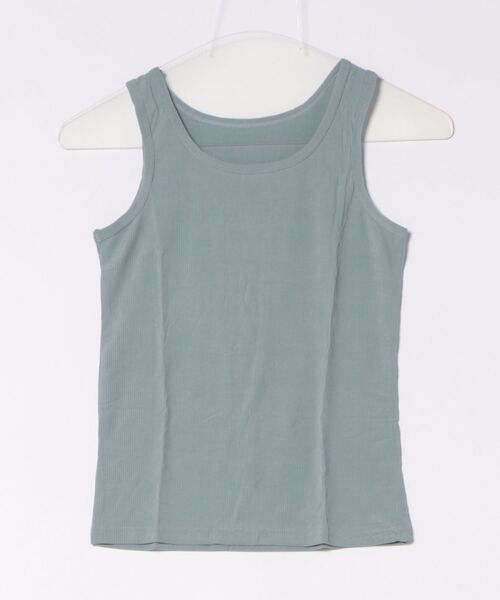 Burner(バーナー)の「【lux sea jewelry(ラックス・シー・ジュエリー)】リブ柄ベーシックタンクトップ lux-tank-6-6【RBTS】(タンクトップ・レディース・オフホワイト/グレー/グリーン系その他/ブラック・L/M)」の3枚目の写真