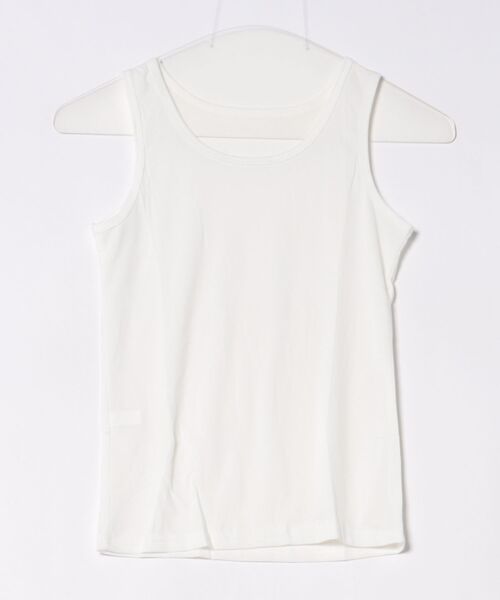Burner(バーナー)の「【lux sea jewelry(ラックス・シー・ジュエリー)】リブ柄ベーシックタンクトップ lux-tank-6-6【RBTS】(タンクトップ・レディース・オフホワイト/グレー/グリーン系その他/ブラック・L/M)」の1枚目の写真