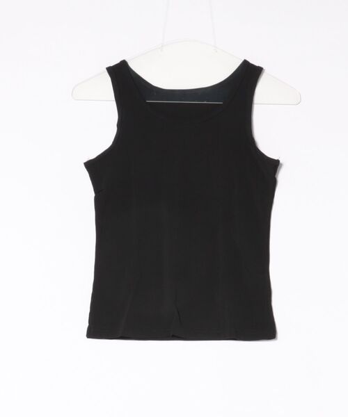 Burner(バーナー)の「【lux sea jewelry(ラックス・シー・ジュエリー)】リブ柄ベーシックタンクトップ lux-tank-6-6【RBTS】(タンクトップ・レディース・オフホワイト/グレー/グリーン系その他/ブラック・L/M)」の2枚目の写真