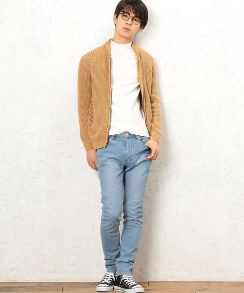 green label relaxing(グリーンレーベルリラクシング)の「BC INDIGO/LIKE SHAWL/ZIP カーディガン◆(カーディガン/ボレロ・メンズ・ベージュ/ネイビー・MEDIUM/LARGE/SMALL)」の13枚目の写真