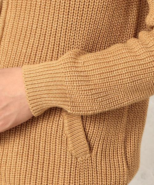 green label relaxing(グリーンレーベルリラクシング)の「BC INDIGO/LIKE SHAWL/ZIP カーディガン◆(カーディガン/ボレロ・メンズ・ベージュ/ネイビー・MEDIUM/LARGE/SMALL)」の15枚目の写真