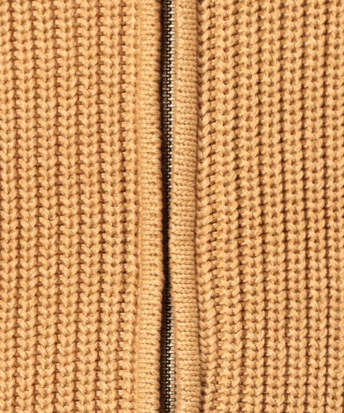 green label relaxing(グリーンレーベルリラクシング)の「BC INDIGO/LIKE SHAWL/ZIP カーディガン◆(カーディガン/ボレロ・メンズ・ベージュ/ネイビー・MEDIUM/LARGE/SMALL)」の5枚目の写真