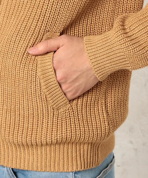 green label relaxing(グリーンレーベルリラクシング)の「BC INDIGO/LIKE SHAWL/ZIP カーディガン◆(カーディガン/ボレロ・メンズ・ベージュ/ネイビー・MEDIUM/LARGE/SMALL)」の6枚目の写真