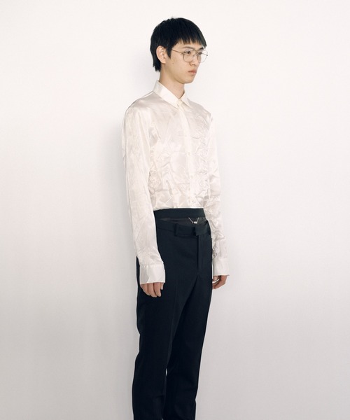 KEISUKEYOSHIDA（ケイスケヨシダ）の「Lining Shirt（シャツ/ブラウス・レディース・ブラック/ホワイト・M/S/L）」の16枚目の写真