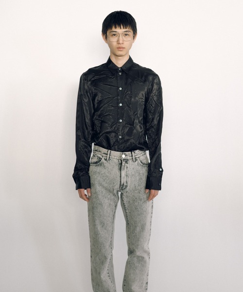 KEISUKEYOSHIDA（ケイスケヨシダ）の「Lining Shirt（シャツ/ブラウス・レディース・ブラック/ホワイト・M/S/L）」の19枚目の写真