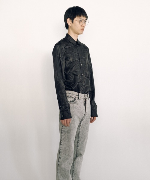 KEISUKEYOSHIDA（ケイスケヨシダ）の「Lining Shirt（シャツ/ブラウス・レディース・ブラック/ホワイト・M/S/L）」の21枚目の写真