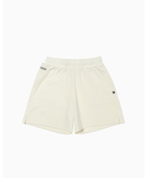 CONVERSE(コンバース)の「SIDE POCKET SW SHORTS L / サイドポケットSWショーツL(その他パンツ・レディース・アイボリー・M/S/L)」の1枚目の写真