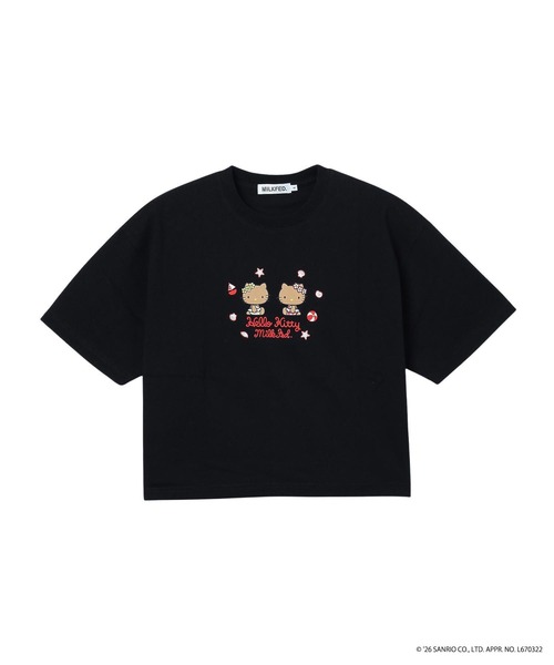 sanrio(サンリオ)の「MILKFED. × HELLO KITTY SUN-KISSED F2F S/S TEE(Tシャツ/カットソー・レディース・ホワイト/ブラック・ONE SIZE)」の11枚目の写真