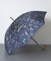 JILL STUART（ジルスチュアート）の「【 JILL STUART(ジル スチュアート)】ボタニカル箔文字プリント 雨傘(長傘)（長傘）」