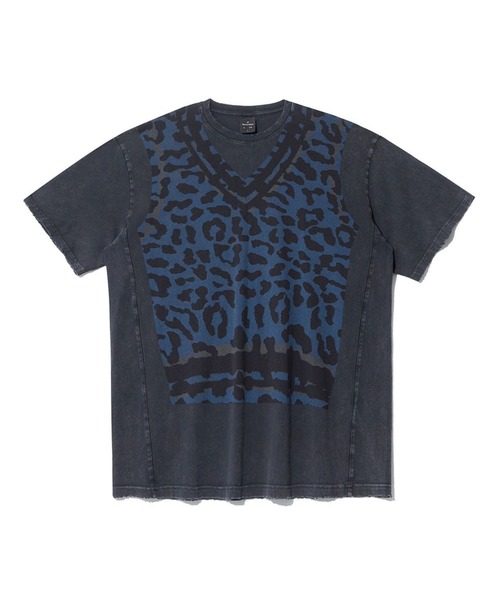 WANGGWAN(ワングァン)の「【UNISEX】WANGGWAN/Drip Leopard Tシャツ(Tシャツ/カットソー・レディース・ブラック・LARGE/MEDIUM)」の2枚目の写真