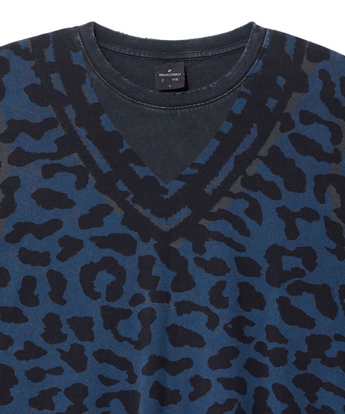 WANGGWAN(ワングァン)の「【UNISEX】WANGGWAN/Drip Leopard Tシャツ(Tシャツ/カットソー・レディース・ブラック・LARGE/MEDIUM)」の4枚目の写真