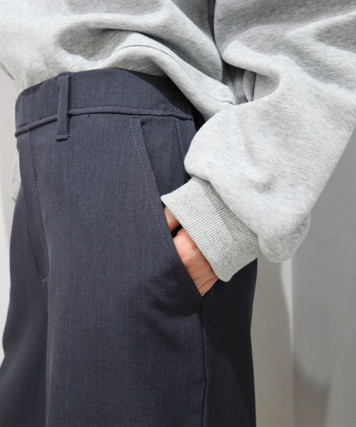 CECIL McBEE（セシルマクビー）の「ストレッチバミューダパンツ（その他パンツ・レディース・チャコールグレー/ブラック・LARGE/MEDIUM）」の9枚目の写真
