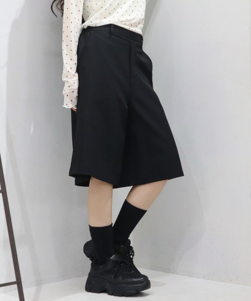 CECIL McBEE（セシルマクビー）の「ストレッチバミューダパンツ（その他パンツ・レディース・チャコールグレー/ブラック・LARGE/MEDIUM）」の14枚目の写真