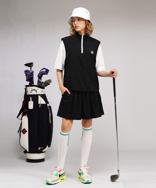 antiqua(アンティカ)の「【STCH】ハーフジップ ベスト(ベスト・レディース・ブラック/ホワイト・ONESIZE)」の7枚目の写真