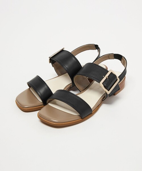 ODETTE E ODILE（オデットエオディール）の「【WEB限定】2ベルト サンダル20■↑（サンダル・レディース・シルバー/ブラック/ライトグレー・23.5cm/23cm/22.5cm/22cm/25cm/24.5cm/24cm）」の14枚目の写真