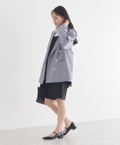 earth music&ecology（アースミュージックアンドエコロジー）の「バミューダパンツ（その他パンツ・レディース・グレー/ブラック/ベージュ・S/M）」の12枚目の写真