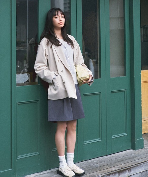 earth music&ecology（アースミュージックアンドエコロジー）の「バミューダパンツ（その他パンツ・レディース・グレー/ブラック/ベージュ・S/M）」の14枚目の写真