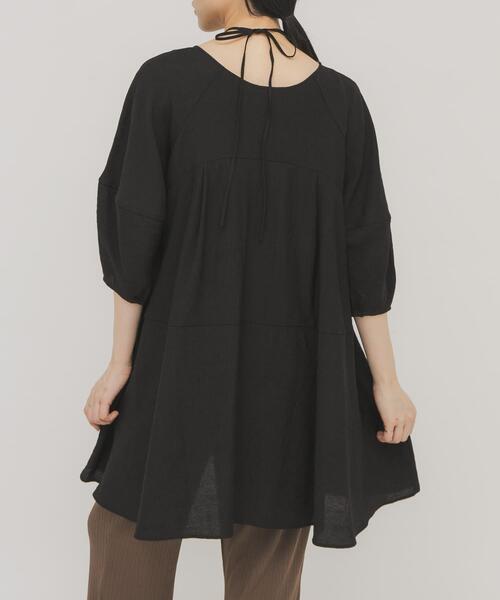 KBF（ケイビーエフ）の「チョーカーデザインミニワンピース（ワンピース・レディース・ブラック/ブラウン/アイボリー・ONE）」の3枚目の写真