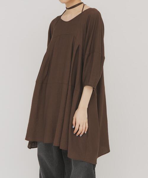 KBF（ケイビーエフ）の「チョーカーデザインミニワンピース（ワンピース・レディース・ブラック/ブラウン/アイボリー・ONE）」の18枚目の写真