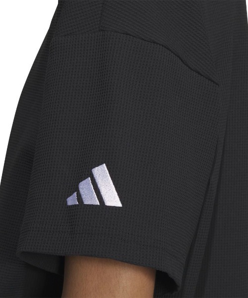 adidas(アディダス)の「アディダス adidas ルーズフィット ワッフルファブリック 半袖Tシャツ(Tシャツ/カットソー・メンズ・オリーブ/ブラック/グリーン・S/M/3L/LL/L)」の12枚目の写真