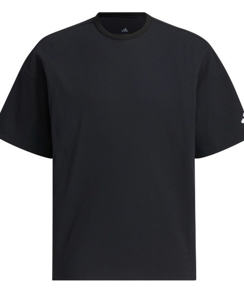adidas(アディダス)の「アディダス adidas ルーズフィット ワッフルファブリック 半袖Tシャツ(Tシャツ/カットソー・メンズ・オリーブ/ブラック/グリーン・S/M/3L/LL/L)」の18枚目の写真