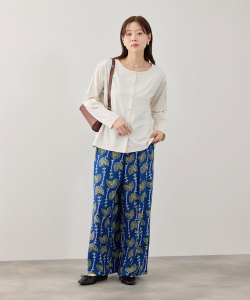 NAVY(ネイビー)の「【SARARI /サラリ】 天竺 UVカット 吸水速乾 リングスナップボタン カーディガン(カーディガン/ボレロ・レディース・ブルー/ブラック/ホワイト・M/L/XL)」の21枚目の写真