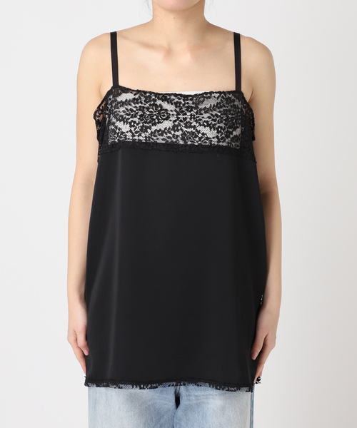 plage（プラージュ）の「Linen mix lace キャミソール（キャミソール・レディース・ブラック/ベージュ・FREE）」の16枚目の写真