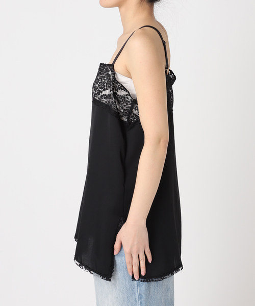 plage（プラージュ）の「Linen mix lace キャミソール（キャミソール・レディース・ブラック/ベージュ・FREE）」の17枚目の写真