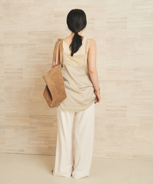 Linen mix lace キャミソール（キャミソール）｜Plage（プラージュ）の