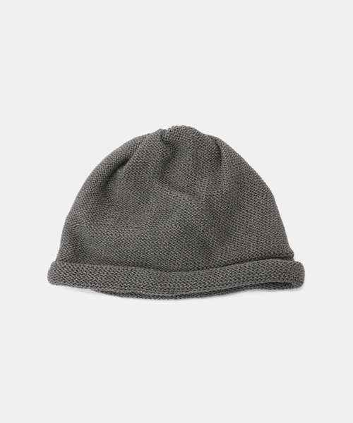 HIGHLAND 2000（ハイランドトゥーサウザンド）の「HIGHLAND 2000 / ハイランド 2000  ROLL UP BEANIE（ニットキャップ/ビーニー・レディース・ボルドー/チャコールグレー/グレー・FREE）」の11枚目の写真