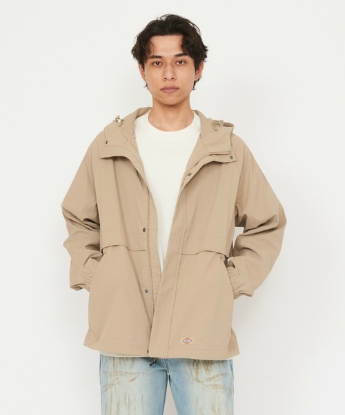 Dickies（ディッキーズ）の「Dickies/ディッキーズ ソロテックス フーディットジャケット（その他アウター・メンズ・サンドベージュ/ブラック・MEDIUM/LARGE/X-LARGE）」の2枚目の写真