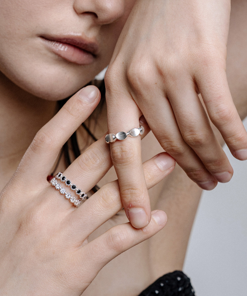 SCALETTO（スカーレット）の「[Silver 925] RA007 Pebble Link Ring（リング・レディース・その他・FREE）」の3枚目の写真