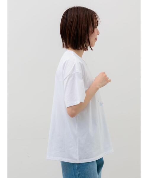 Te chichi(テチチ)の「ラインストーンサークルロゴTシャツ(Tシャツ/カットソー・レディース・チャコールグレー/シルバー/オフホワイト・F)」の18枚目の写真