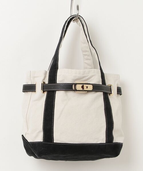 sita parantica（シータパランティカ）の「SITA PARANTICA（シータ パランティカ）COTTON CANVAS TOTE S（トートバッグ・レディース・ブラック・S）」の8枚目の写真
