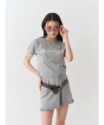 jouetie | コンパクトニットトップス(Tシャツ/カットソー)