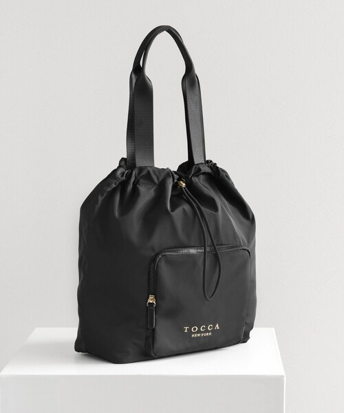TOCCA（トッカ）の「CORRERE 2WAY TOTE トートバッグ（トートバッグ・レディース・ブラック系/アイボリー系/ベージュ系・F）」の9枚目の写真