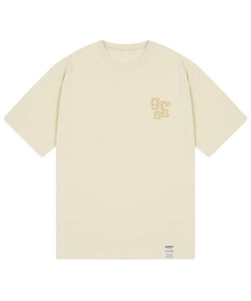 GRAVER（グレーバー）の「[ユニセックス]スモールGRAE-S DOT半袖Tシャツ_4カラー（Tシャツ/カットソー・レディース・ライトグレー/ネイビー/サンドベージュ/ブラック/ホワイト・SMALL/MEDIUM/LARGE/X-SMALL）」の8枚目の写真